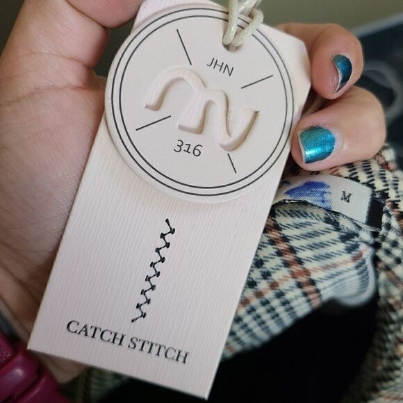 NWT Catch Stitch Plaid Dress - Picture 6 of 8